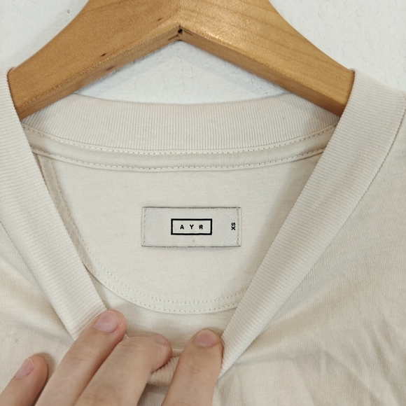 AYR Maggie Cowels Long Sleeve Breakfast Tee "I'll Sleep When I'm Dead" Cotton XS - Picture 9 of 16